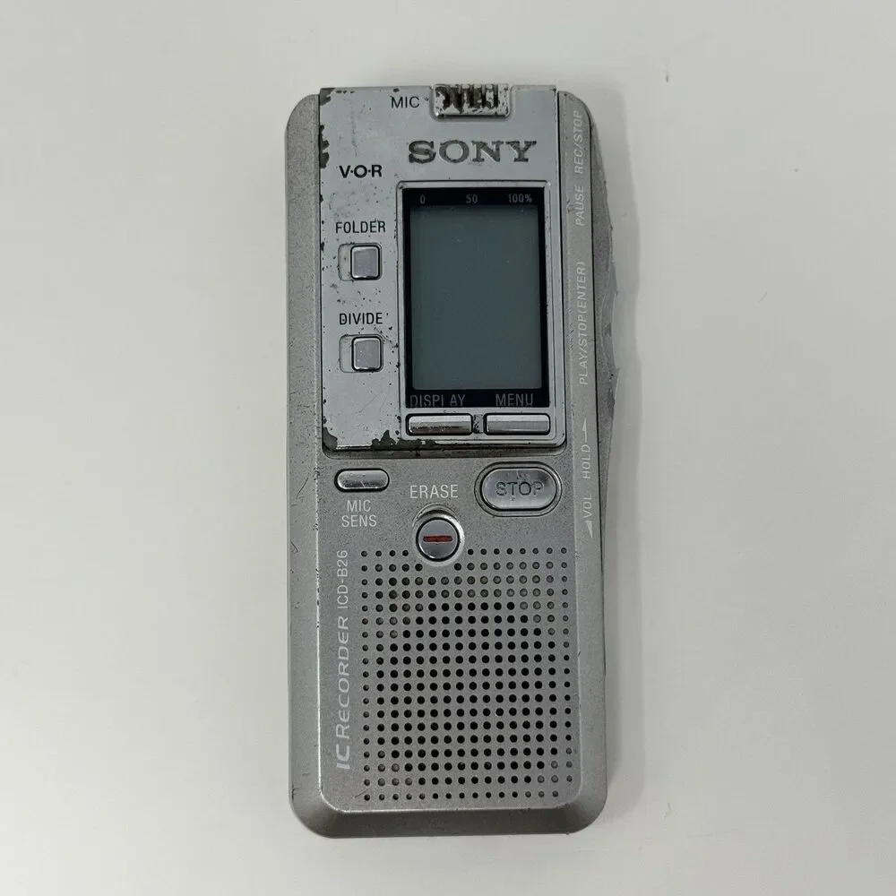 Sony ICD B26 Digital Handheld Voice Recorder Tested